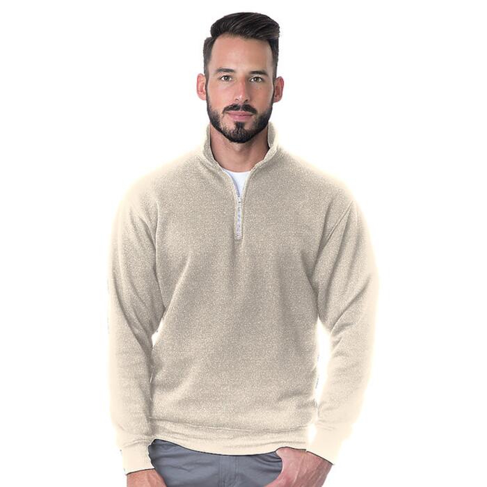 Unisex USA Made Quarter-Zip Pullover Sweatshirt Thumbnail