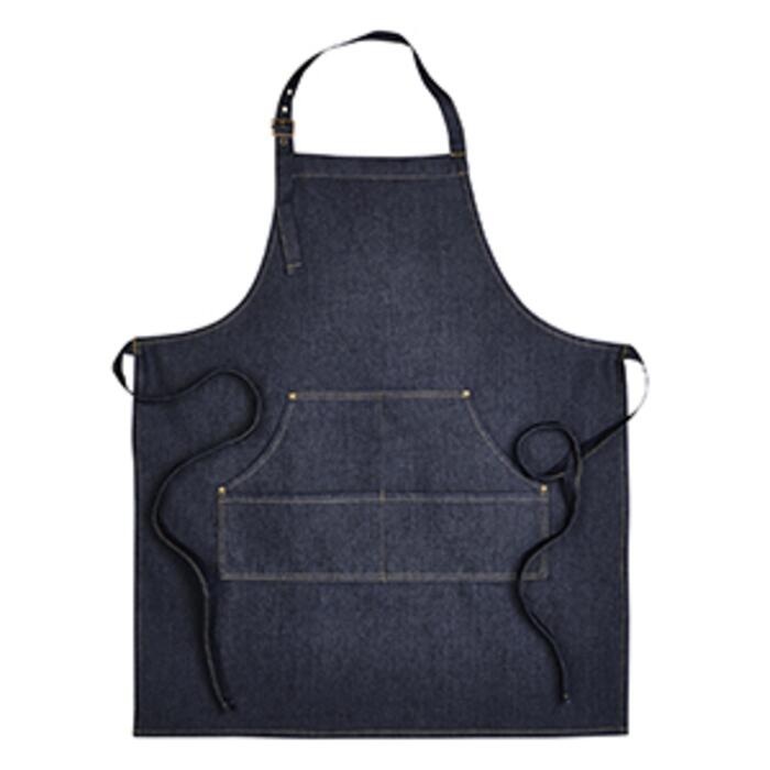 Unisex Jeans Stitch Denim Bib Apron Thumbnail