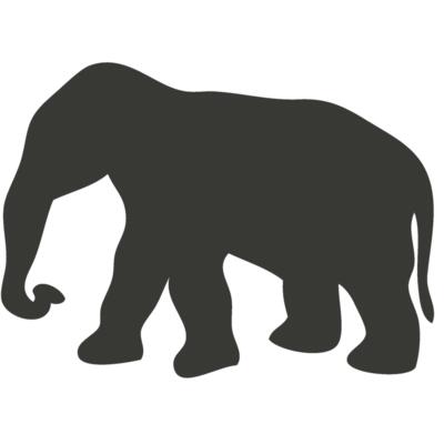 Animal Shilouette   Elephant 2 Thumbnail