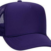 OTTO CAP Youth 5 Panel High Crown Mesh Back Trucker Hat