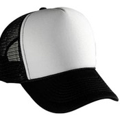 Polyester Foam Front Five Panel Pro Style Mesh Back Caps