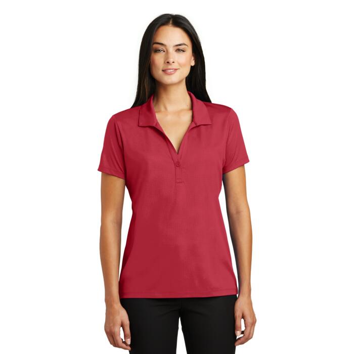 Ladies Embossed PosiCharge ® Tough Polo ® Thumbnail
