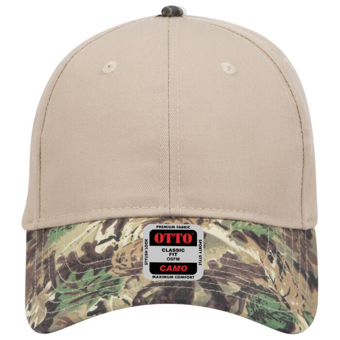 OTTO Camouflage Cotton Blend Twill Six Panel Low Profile Baseball Cap Thumbnail