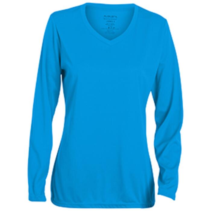 Ladies' Wicking Long-Sleeve T-Shirt Thumbnail