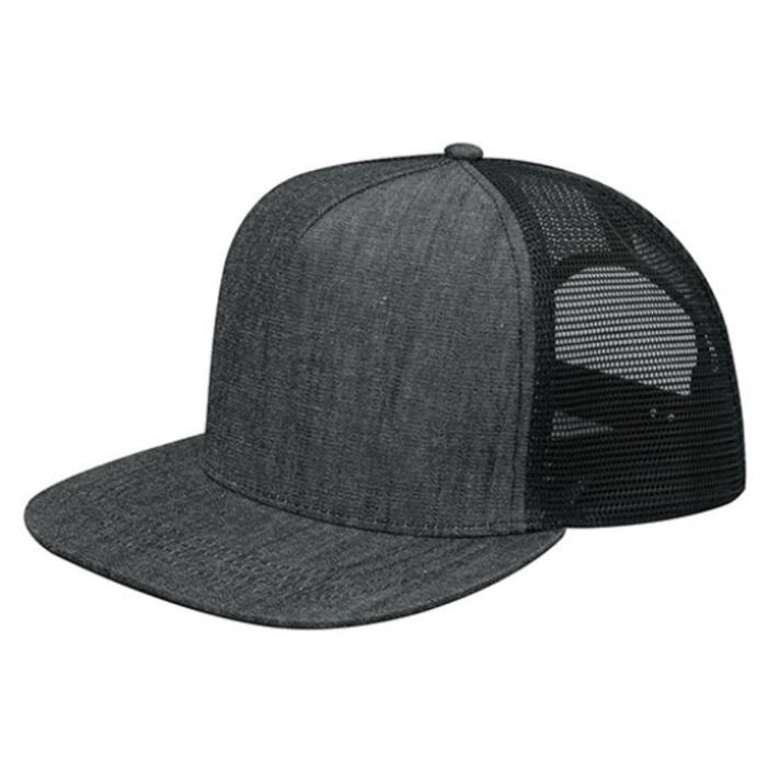 Flat Bill Snapback Trucker Cap Thumbnail
