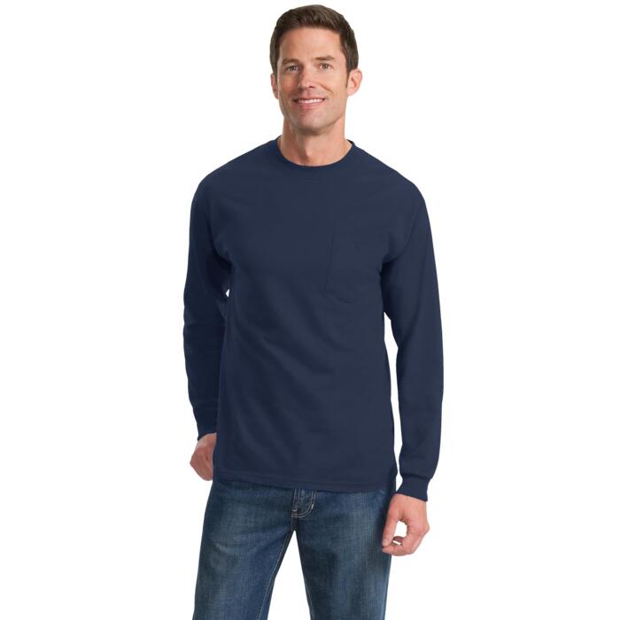 Long Sleeve Essential Pocket Tee Thumbnail