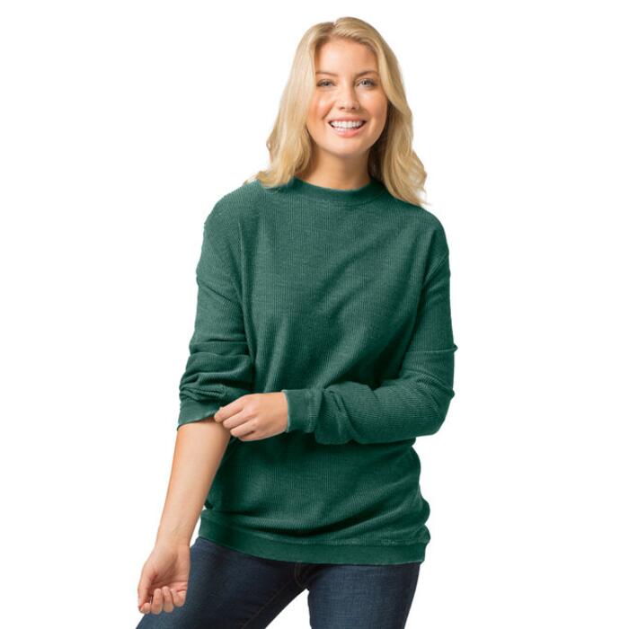 Unisex Corded Crewneck Sweatshirt Thumbnail