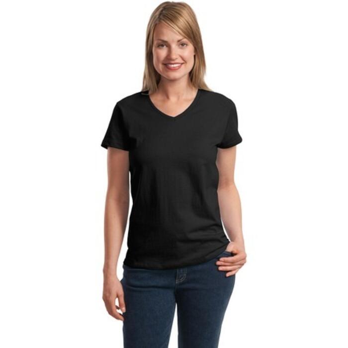 Ladies ComfortSoft ® V Neck T Shirt Thumbnail