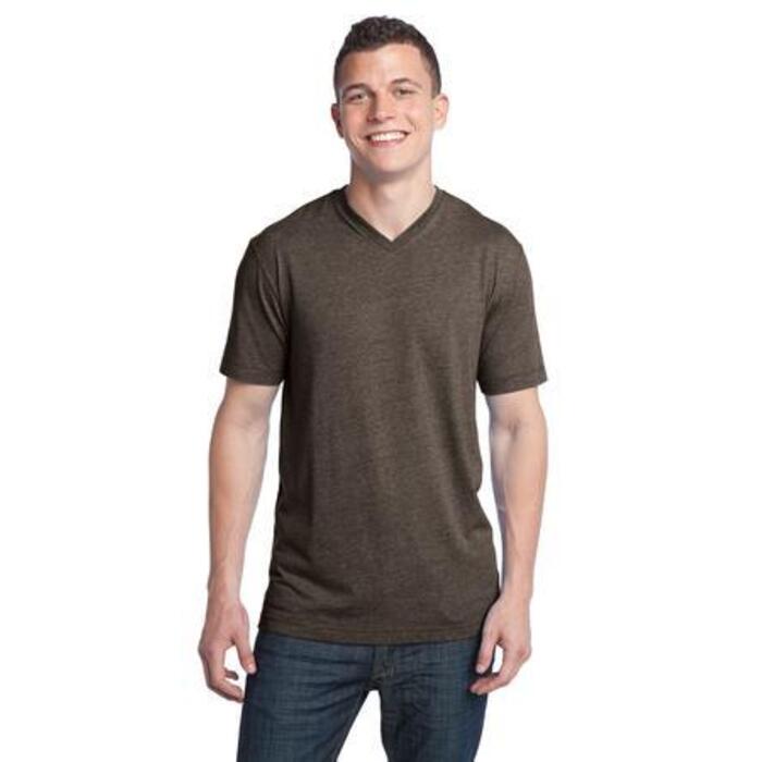 Young Mens Tri Blend V Neck Tee Thumbnail