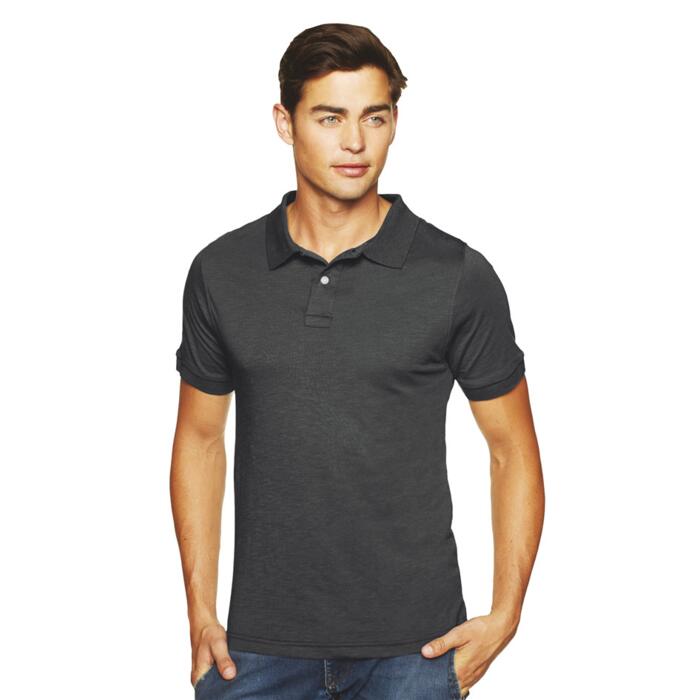 Next Level Men's Slub Polo Thumbnail