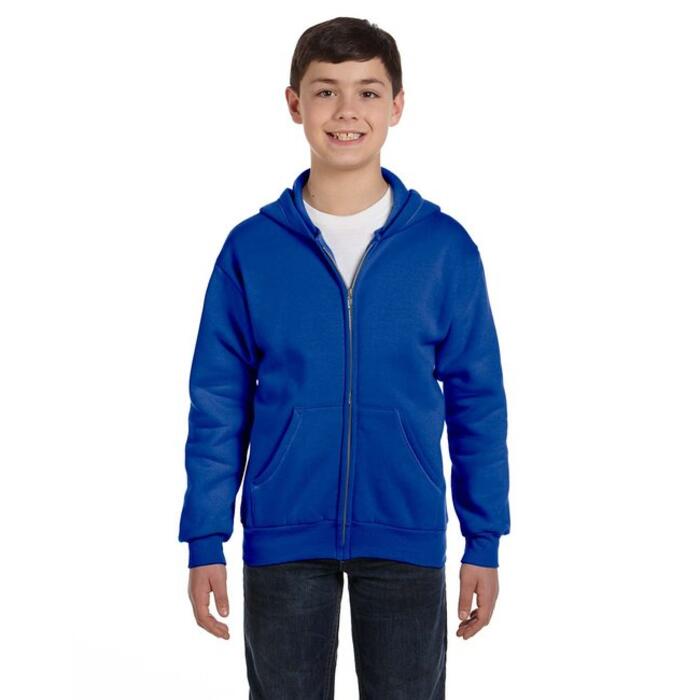 Youth 7.8 oz. ComfortBlend® EcoSmart® 50/50 Full-Zip Hood Thumbnail
