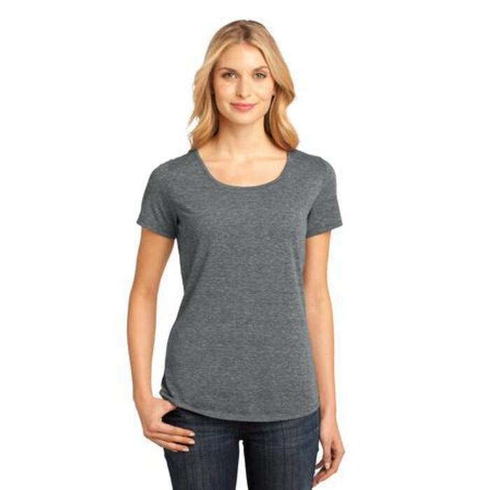 ™ Ladies Tri Blend Lace Tee Thumbnail