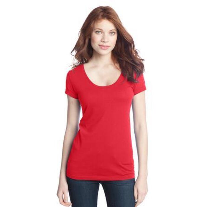 Juniors 60/40 Scoop Tee Thumbnail