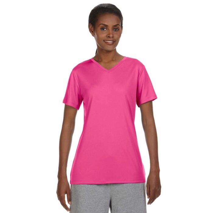Ladies' 4 oz. Cool Dri® V-Neck T-Shirt Thumbnail