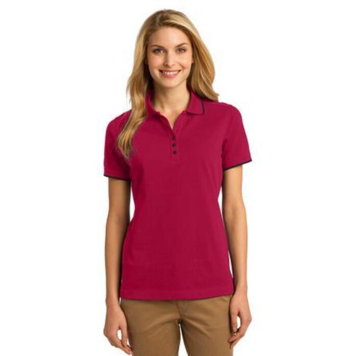 Ladies Rapid Dry™ Tipped Polo Thumbnail