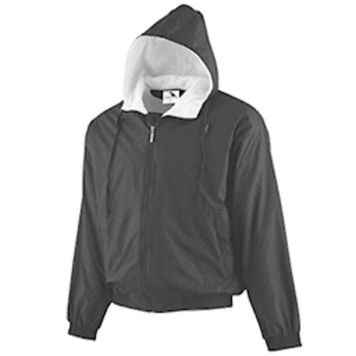  HOODED TAFFETA JACKET/FLEECE LINED Thumbnail