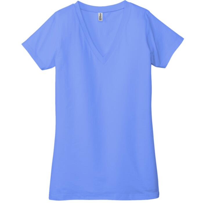 J.America Ladies' Oasis Wash V-Neck Tee Thumbnail