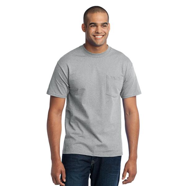 50/50 Cotton/Poly T Shirt with Pocket Thumbnail