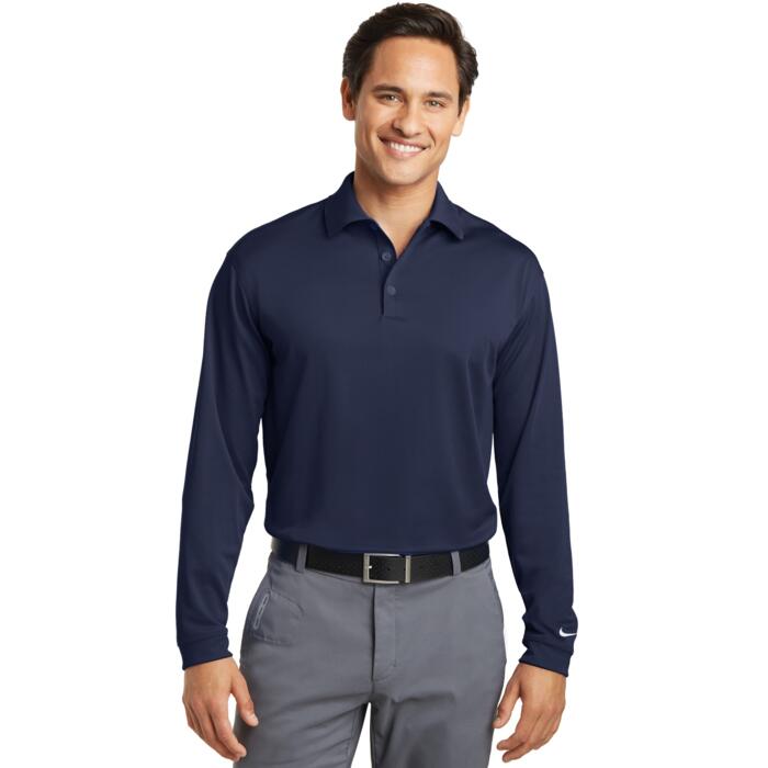 Golf Long Sleeve Dri FIT Stretch Tech Polo Thumbnail