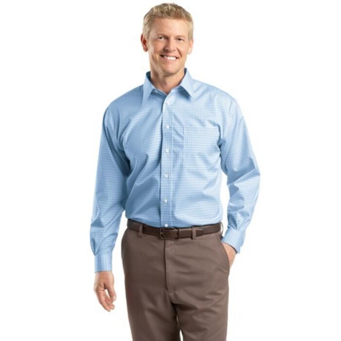 Check Non Iron Button Down Shirt Thumbnail
