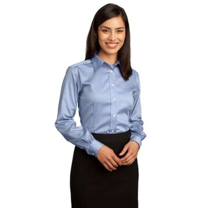 Ladies Non Iron Pinpoint Oxford Thumbnail