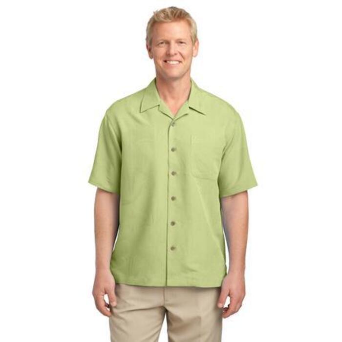 Patterned Easy Care Camp Shirt Thumbnail