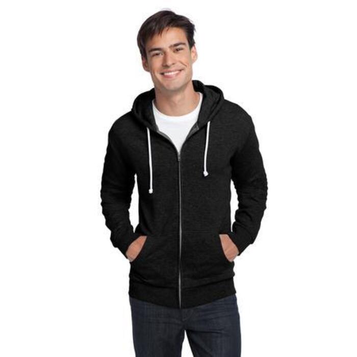 Young Mens Core Fleece Full Zip Hoodie Thumbnail