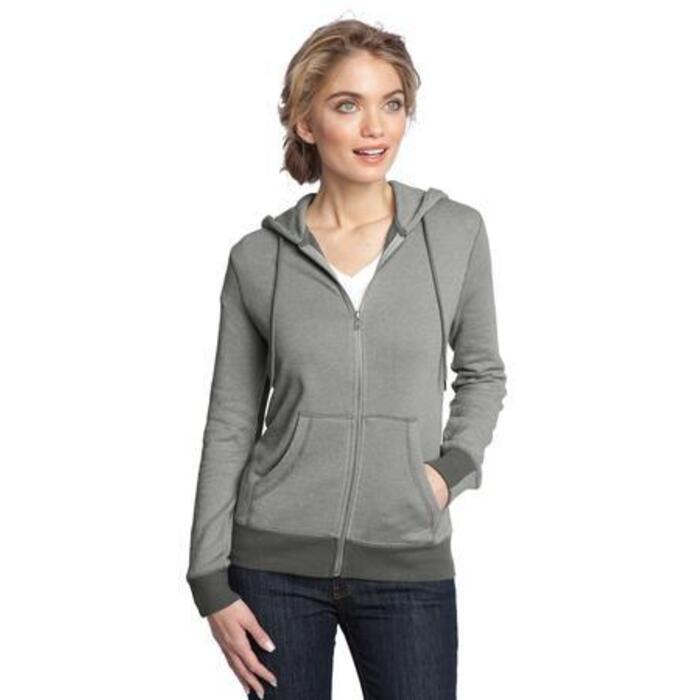 ™ Ladies Mini Stripe Full Zip Hoodie Thumbnail