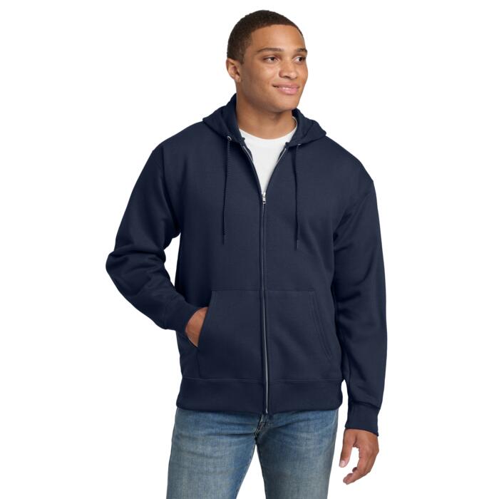 Ultimate Cotton® Full Zip Hooded Sweatshirt Thumbnail