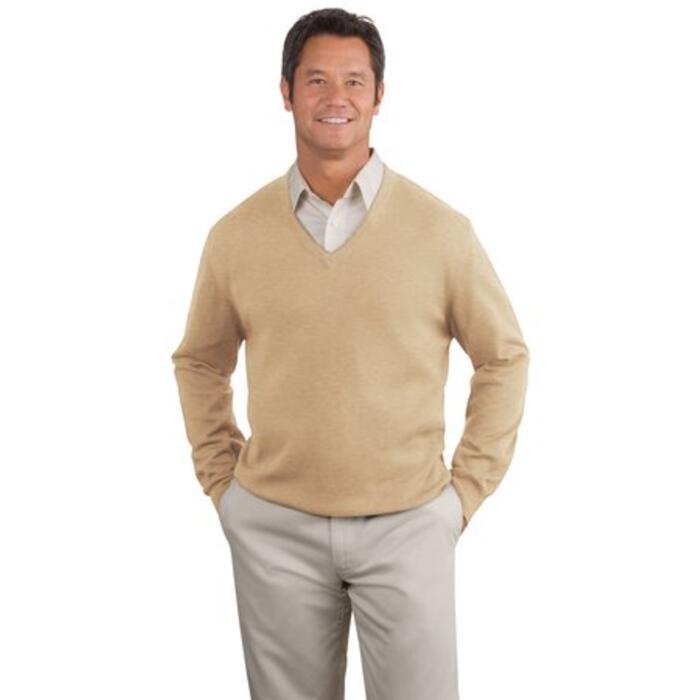 Fine Gauge V Neck Sweater Thumbnail