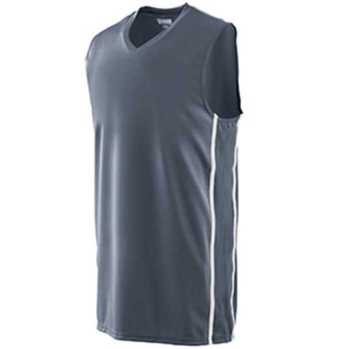 Adult Wicking Polyester Sleeveless Jersey with Mesh Inserts Thumbnail