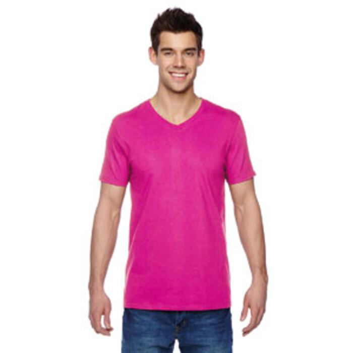 4.7 oz., 100% Sofspun™ Cotton Jersey V-Neck T-Shirt Thumbnail
