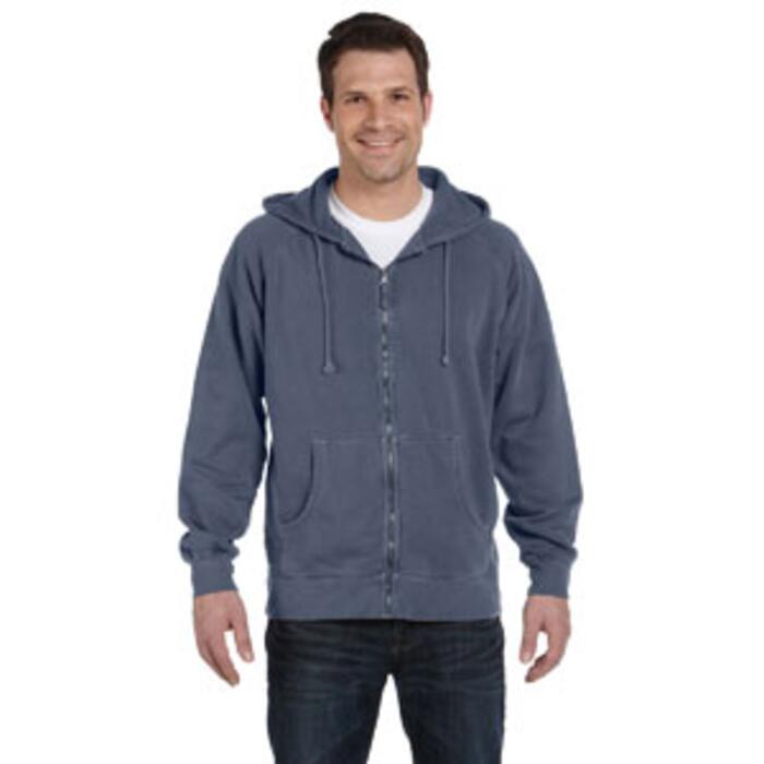 11 oz. Pigment-Dyed Ringspun Cotton Full-Zip Hood Thumbnail
