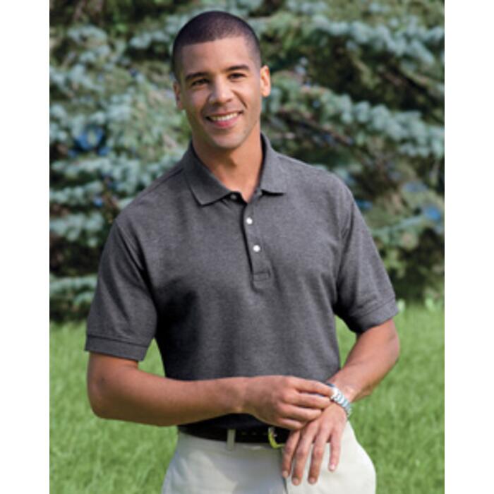 Men’s  Recycled Pima Mélange Piqué Polo Thumbnail