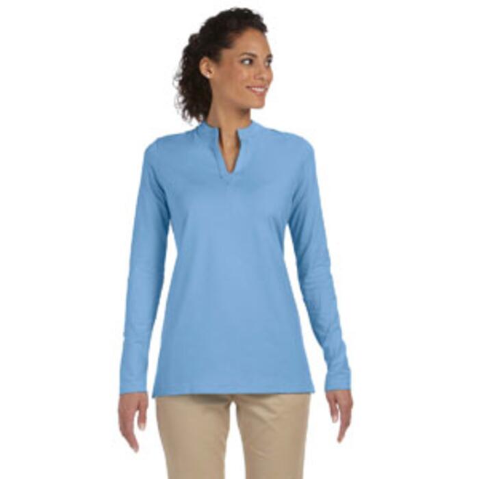 Ladies’  Stretch Jersey Long-Sleeve Tunic Thumbnail