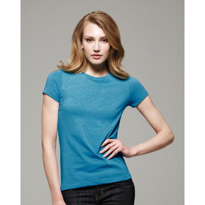Ladies' Short Sleeve Heather Jersey T-Shirt Thumbnail