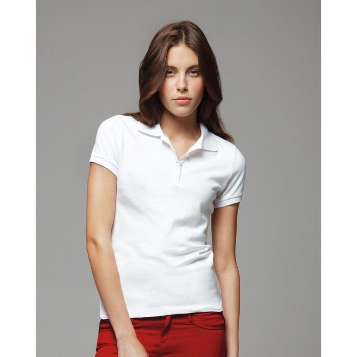 Ladies' Mini Pique Short Sleeve Sport Shirt Thumbnail