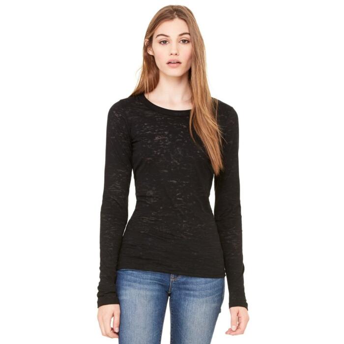Ladies' Burnout Long Sleeve T-Shirt Thumbnail