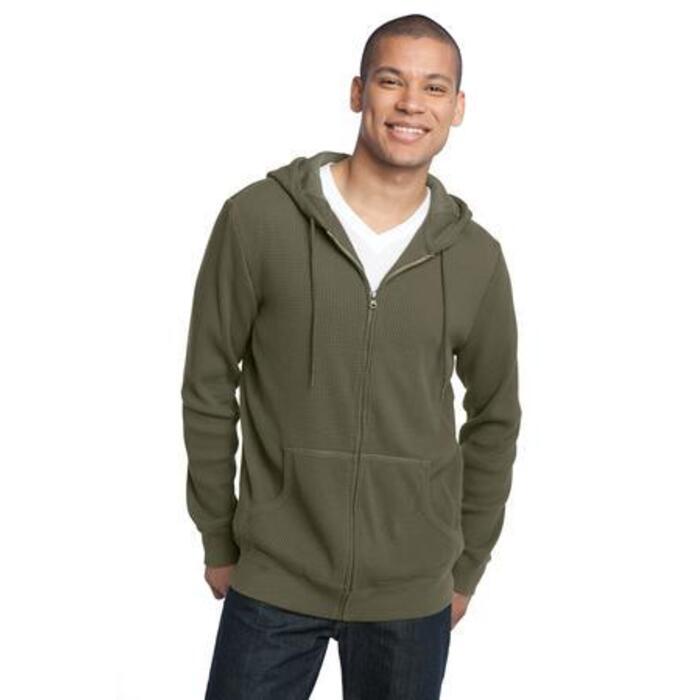 ™ Mens Heavyweight Thermal Full Zip Hoodie Thumbnail