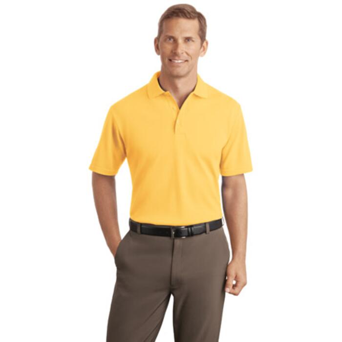 Textured Polo with Wicking Thumbnail