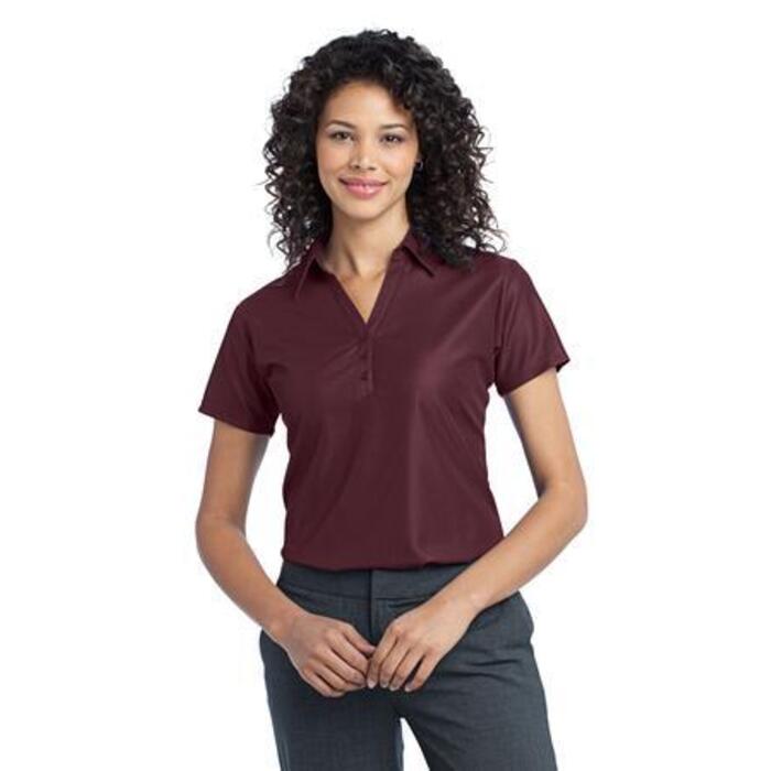 Ladies Vertical Pique Polo Thumbnail