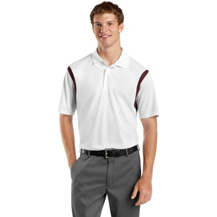 Back Blocked Micropique Sport Wick® Polo Thumbnail