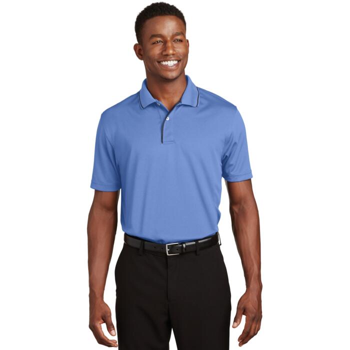 Dri Mesh® Polo with Tipped Collar and Piping Thumbnail