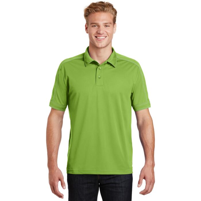 Contrast Stitch Micropique Sport Wick® Polo Thumbnail