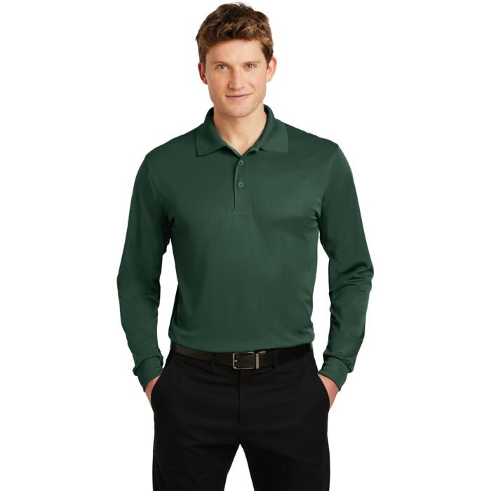 Long Sleeve Micropique Sport Wick® Polo Thumbnail