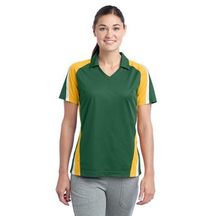 Ladies Tricolor Micropique Sport Wick®Polo Thumbnail