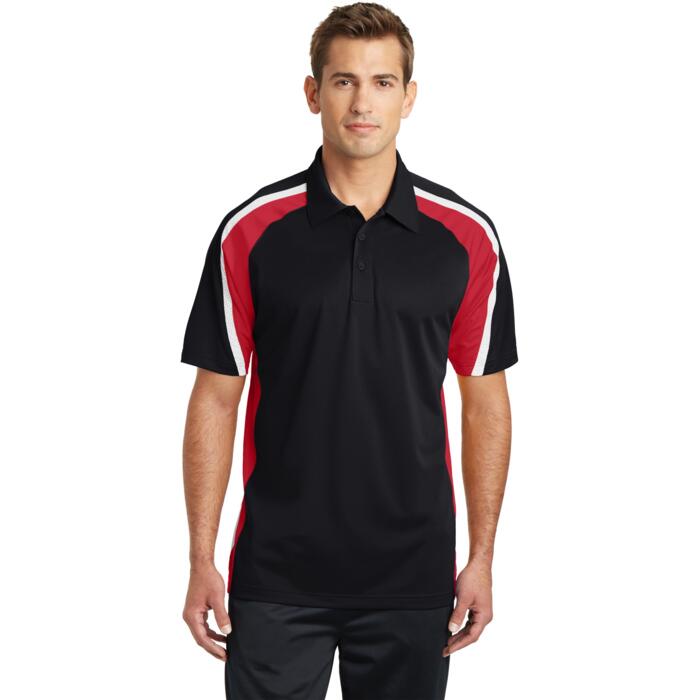 Tricolor Micropique Sport Wick® Polo Thumbnail