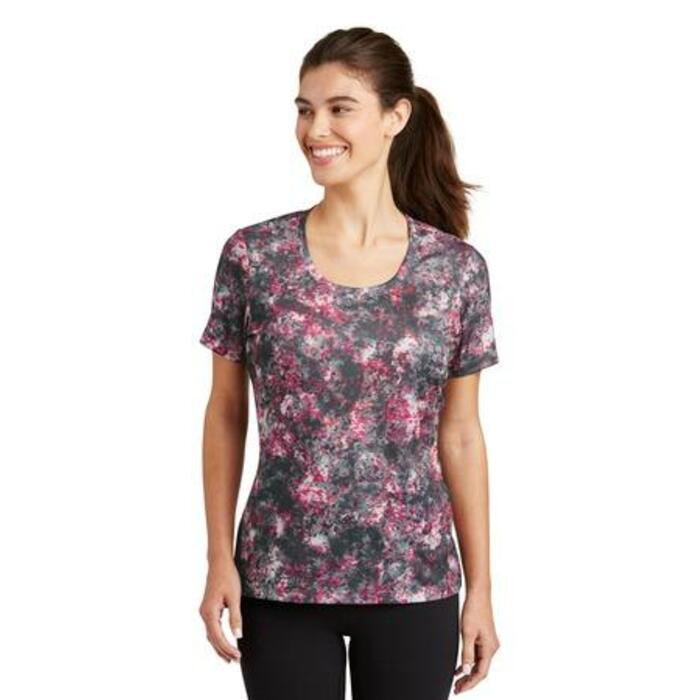 Ladies Mineral Freeze Scoop Neck Tee Thumbnail