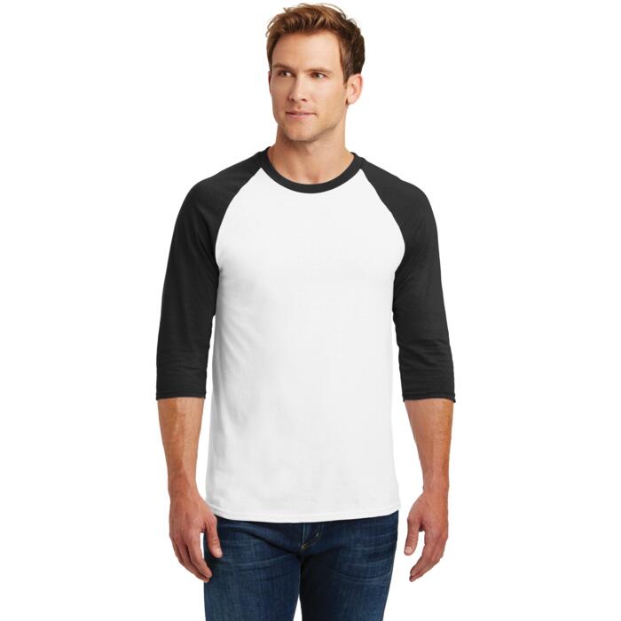 Heavy Cotton ™ 3/4 Sleeve Raglan T Shirt Thumbnail