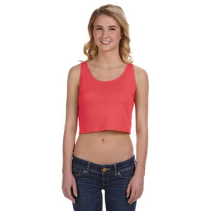 Ladies' Poly-Cotton Crop Tank Thumbnail